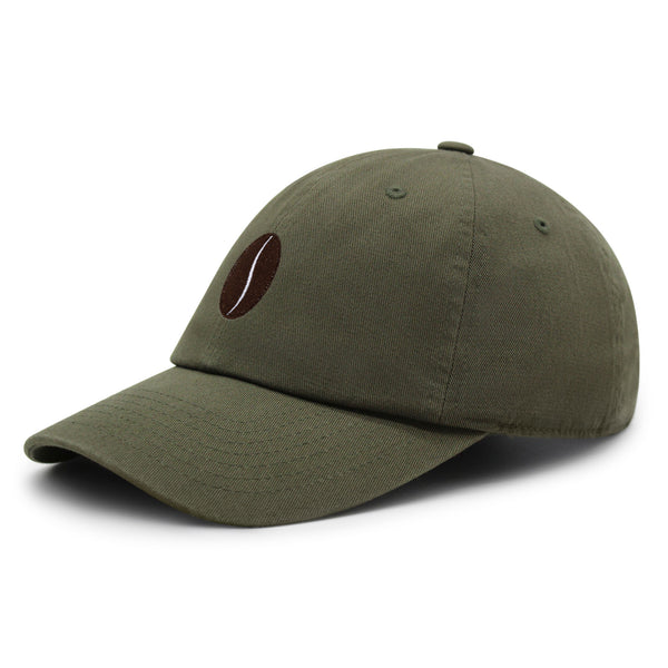 Coffee Bean Premium Dad Hat Embroidered Baseball Cap Caffeine Cafe