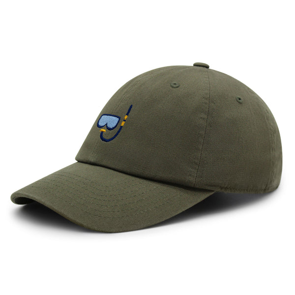 Snorkel Premium Dad Hat Embroidered Baseball Cap Diving Ocean