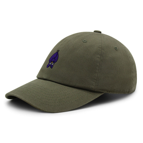 Bat Premium Dad Hat Embroidered Baseball Cap Cave Virus