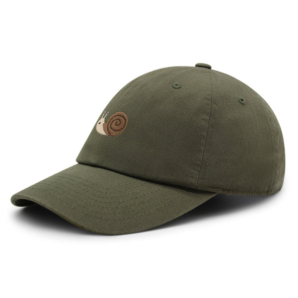 Snail Premium Dad Hat Embroidered Baseball Cap Cute