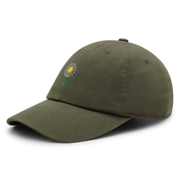 Dandelion Premium Dad Hat Embroidered Baseball Cap Flower