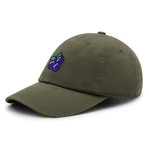 Blueberry Premium Dad Hat Embroidered Baseball Cap Fruit