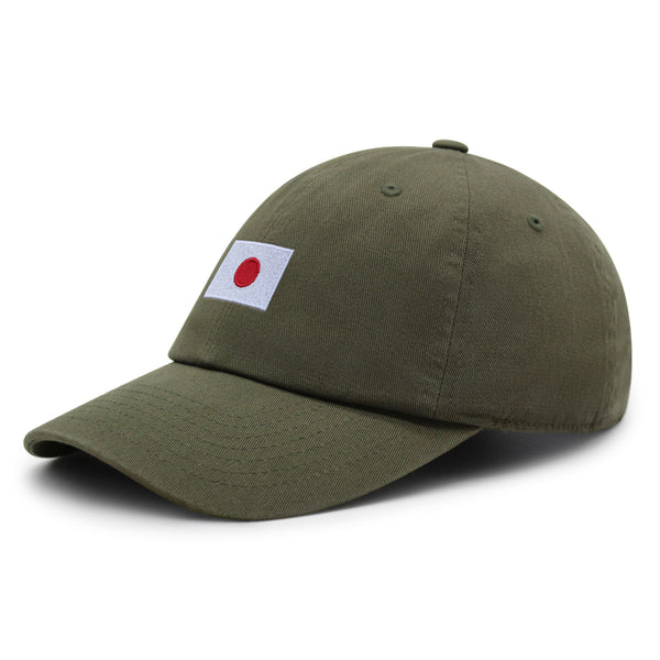 Japan Flag Premium Dad Hat Embroidered Cotton Baseball Cap Country Flag Series