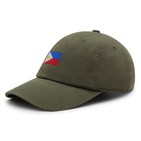 Philippines Flag Premium Dad Hat Embroidered Cotton Baseball Cap Country Flag Series