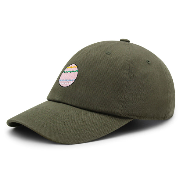 Pink Easter Egg Premium Dad Hat Embroidered Cotton Baseball Cap Holiday