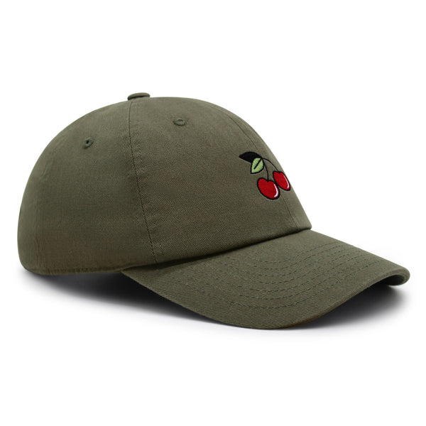 Cherry Premium Dad Hat Embroidered Baseball Cap Fruit