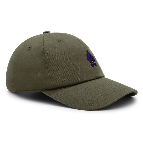 Bat Premium Dad Hat Embroidered Baseball Cap Cave Virus