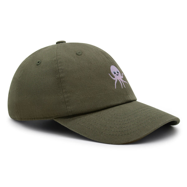 Cute Octopus Premium Dad Hat Embroidered Cotton Baseball Cap