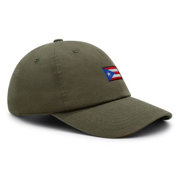 Flag of Puerto Rico Premium Dad Hat Embroidered Cotton Baseball Cap PR