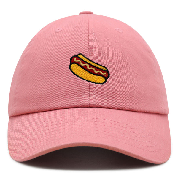 Hotdog Premium Dad Hat Embroidered Baseball Cap Foodie Sausage