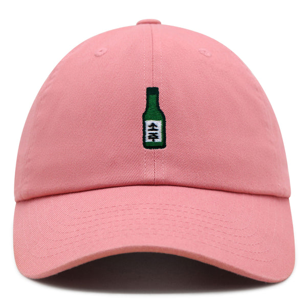 Soju Premium Dad Hat Embroidered Baseball Cap Korean Korea Spirit