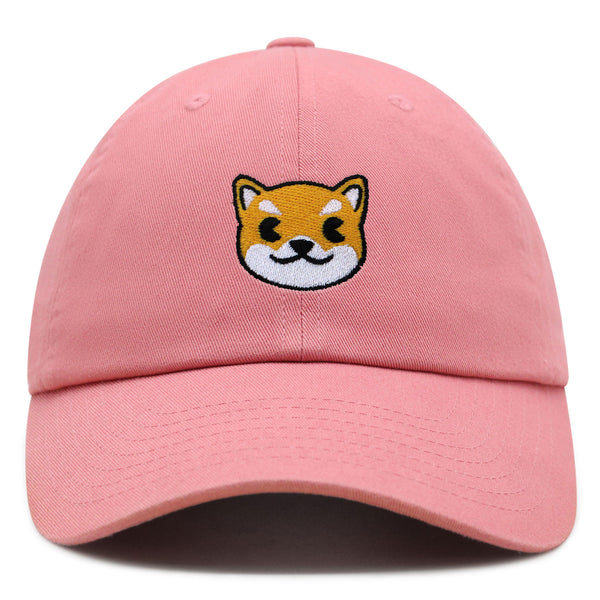 Shiba Premium Dad Hat Embroidered Baseball Cap Dog Puppy