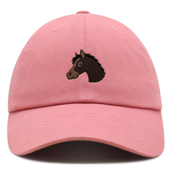 Horse Head Premium Dad Hat Embroidered Baseball Cap Cowboy Zoo