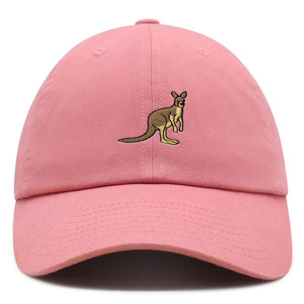 Kangaroo Premium Dad Hat Embroidered Baseball Cap Australia Animal