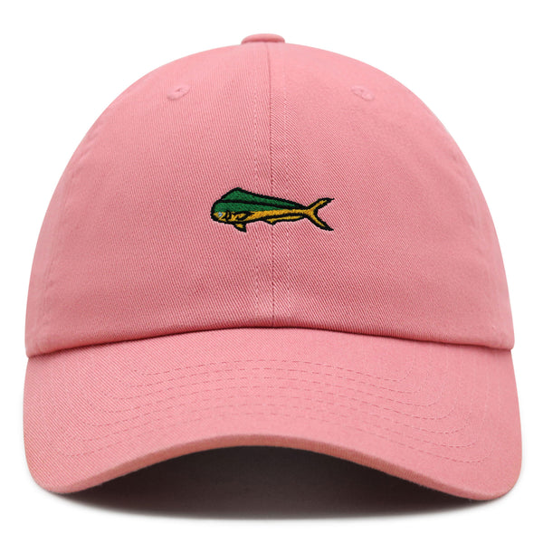 Mahi-Mahi Fish Premium Dad Hat Embroidered Baseball Cap Fishing Ocean