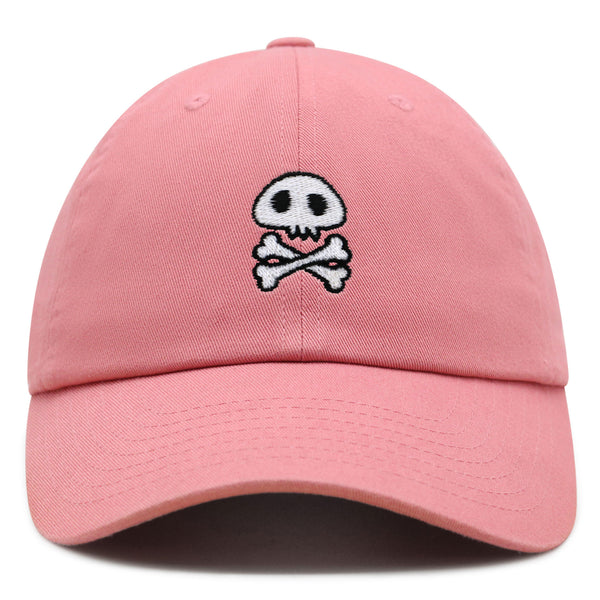 Skull Premium Dad Hat Embroidered Baseball Cap Cute Skull