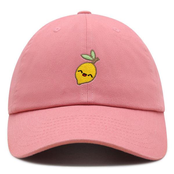 Lemon Premium Dad Hat Embroidered Baseball Cap Vegan Vegetable