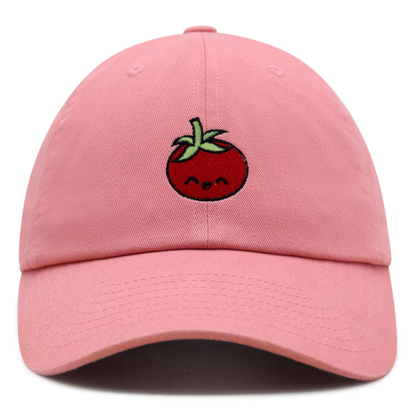 Tomato Premium Dad Hat Embroidered Baseball Cap Vegetable Vegan