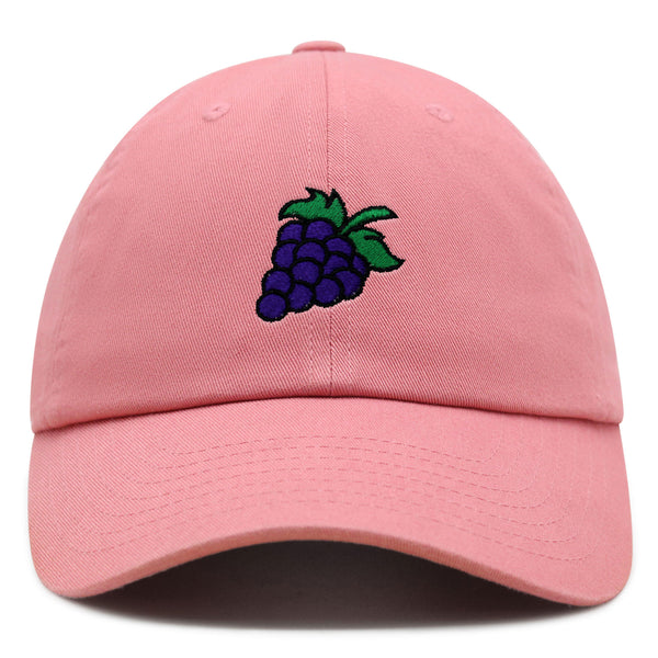 Grape Premium Dad Hat Embroidered Baseball Cap Farm Farmers Vegan