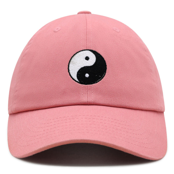 Ying Yang Premium Dad Hat Embroidered Baseball Cap Asian Meditation