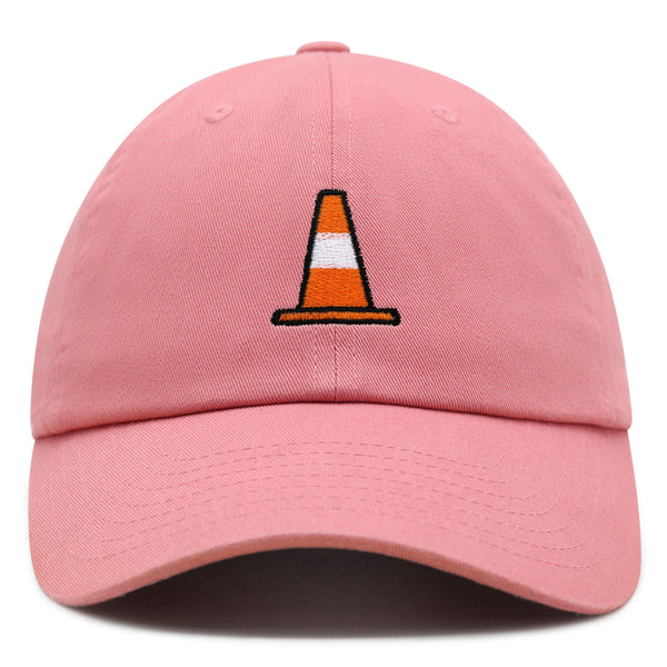 Safety Cone Premium Dad Hat Embroidered Baseball Cap Construction