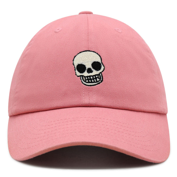 Skull Premium Dad Hat Embroidered Baseball Cap Girly Halloween