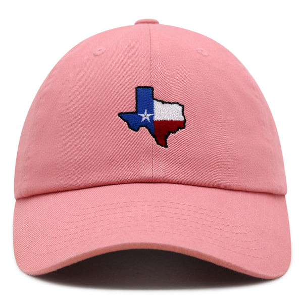 Texas Premium Dad Hat Embroidered Baseball Cap Map Flag