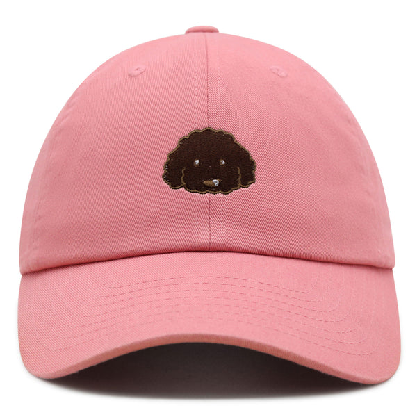 Brown Poodle Premium Dad Hat Embroidered Baseball Cap Dog Puppy