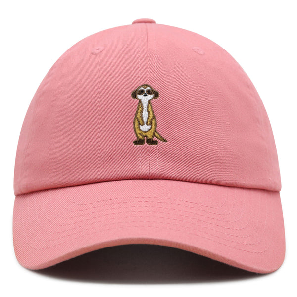 Meerkat Premium Dad Hat Embroidered Baseball Cap Lion Observer