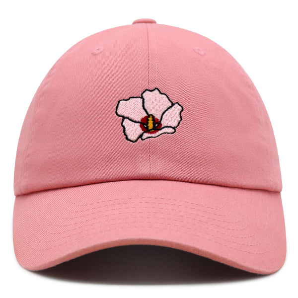 Rose of Sharon Premium Dad Hat Embroidered Baseball Cap Hibiscus Hawaii