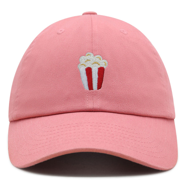 Popcorn Premium Dad Hat Embroidered Baseball Cap Theater Foodie