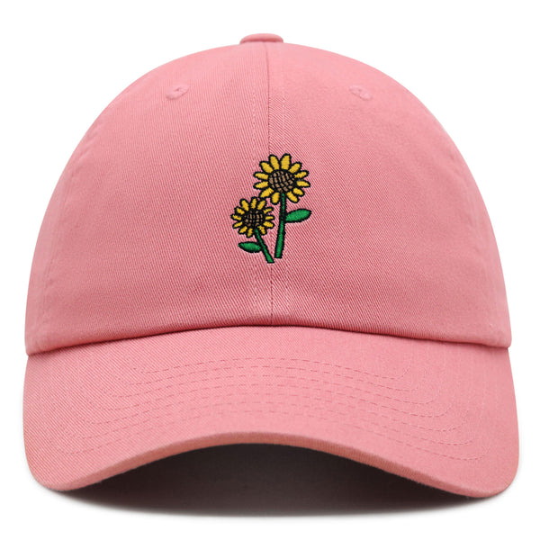 Sunflowers Premium Dad Hat Embroidered Baseball Cap Flower Floral