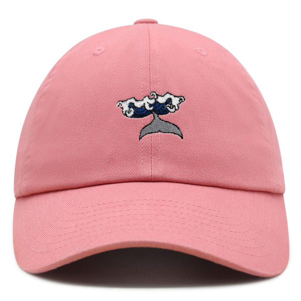 Whale Premium Dad Hat Embroidered Baseball Cap Wave Ocean