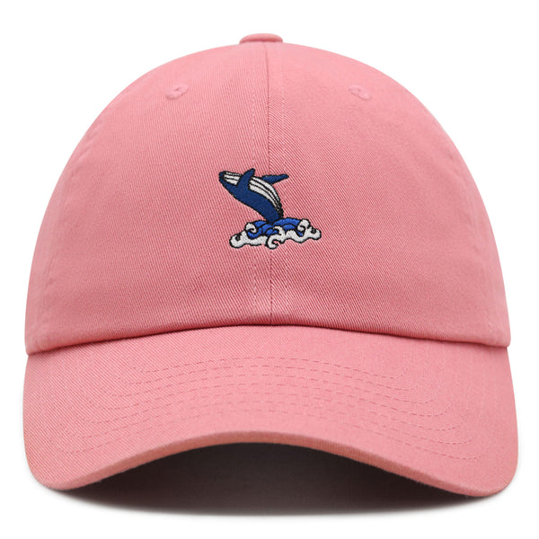 Whale Premium Dad Hat Embroidered Baseball Cap Ocean Fish