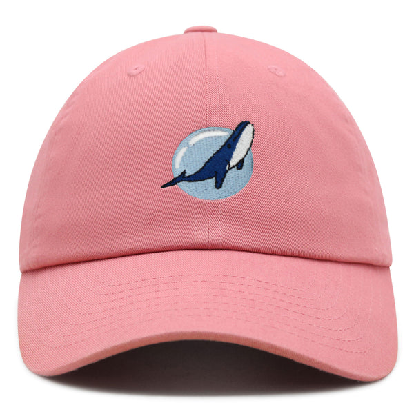 Whale Premium Dad Hat Embroidered Baseball Cap Fishing Nature