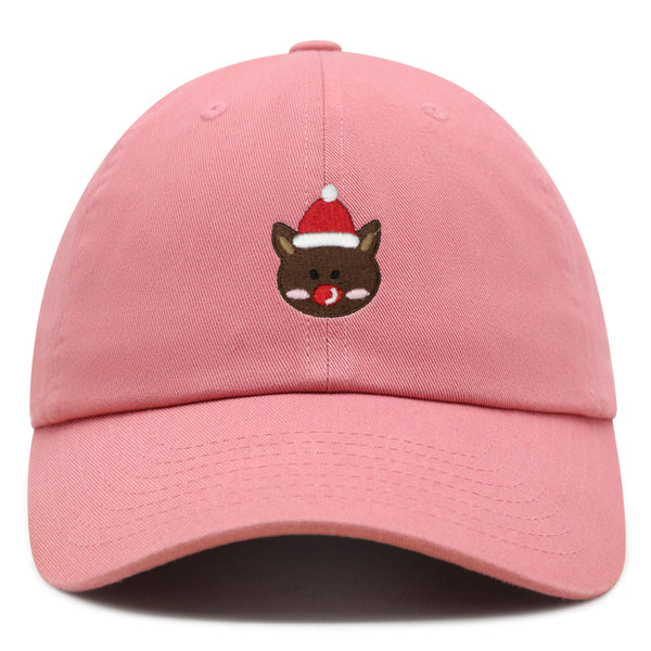 Reindeer Premium Dad Hat Embroidered Baseball Cap Christmas Gift