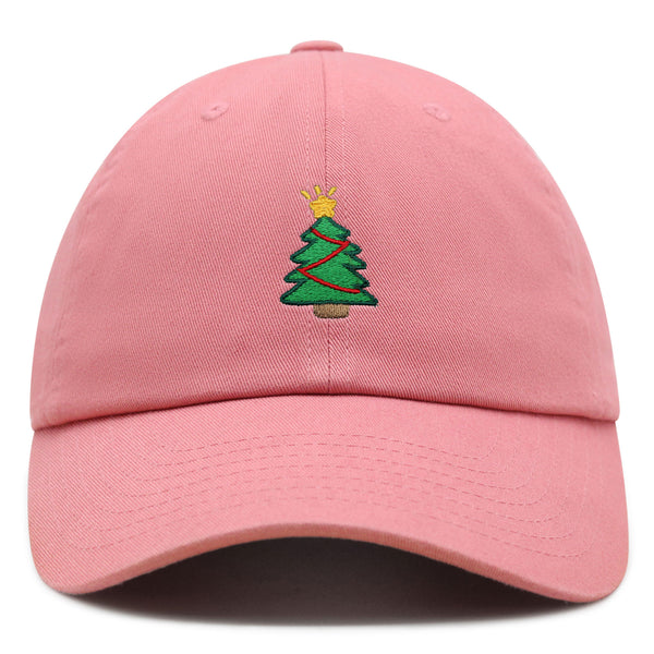 Christmas Tree Premium Dad Hat Embroidered Baseball Cap Holiday Santa