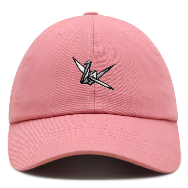 Origami Crane Premium Dad Hat Embroidered Baseball Cap Paper Swan