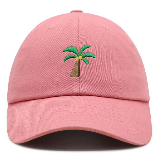 Palm Tree Premium Dad Hat Embroidered Baseball Cap Coconut