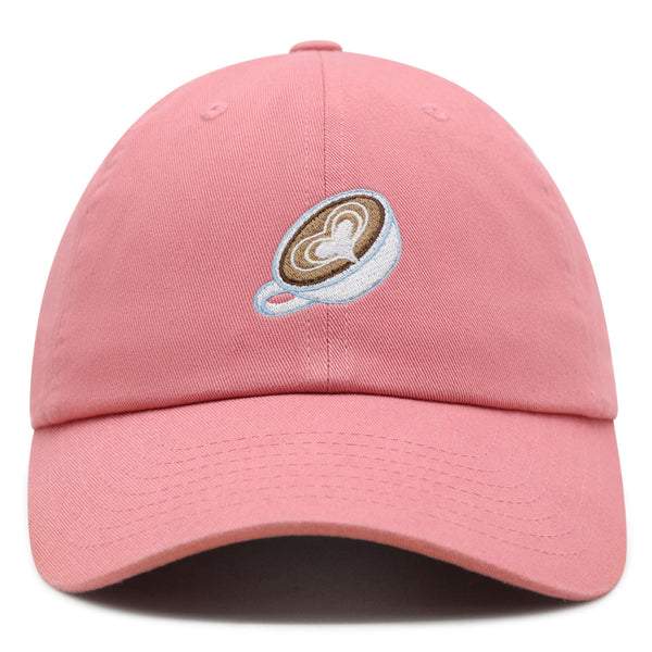 Latte Premium Dad Hat Embroidered Baseball Cap Coffee Cafe