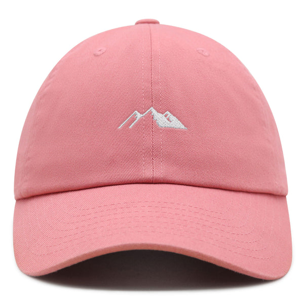 Mountain Premium Dad Hat Embroidered Baseball Cap Snowy