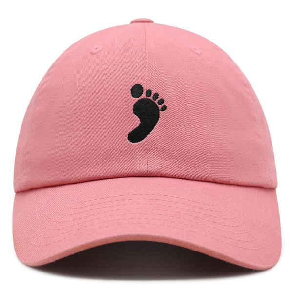 Footprint Premium Dad Hat Embroidered Baseball Cap Feet