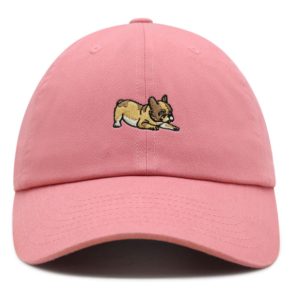 French Bulldog Premium Dad Hat Embroidered Baseball Cap Dog Puppy