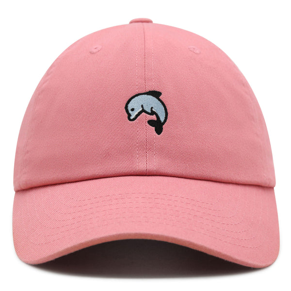 Dolphin Premium Dad Hat Embroidered Baseball Cap Ocean Cute