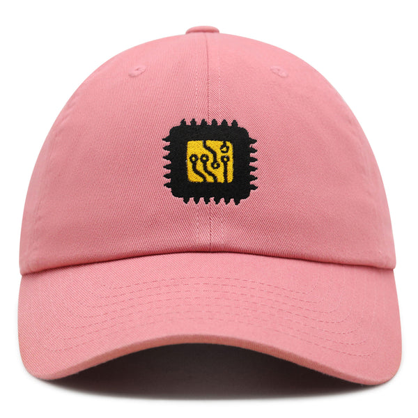 Computer Chip Premium Dad Hat Embroidered Baseball Cap CPU