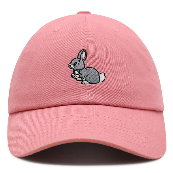 Rabbit Premium Dad Hat Embroidered Baseball Cap Cute