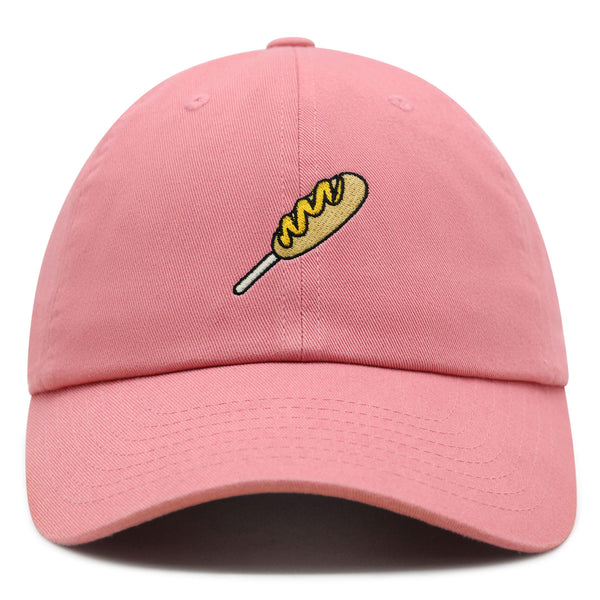 Corndog Premium Dad Hat Embroidered Baseball Cap Foodie