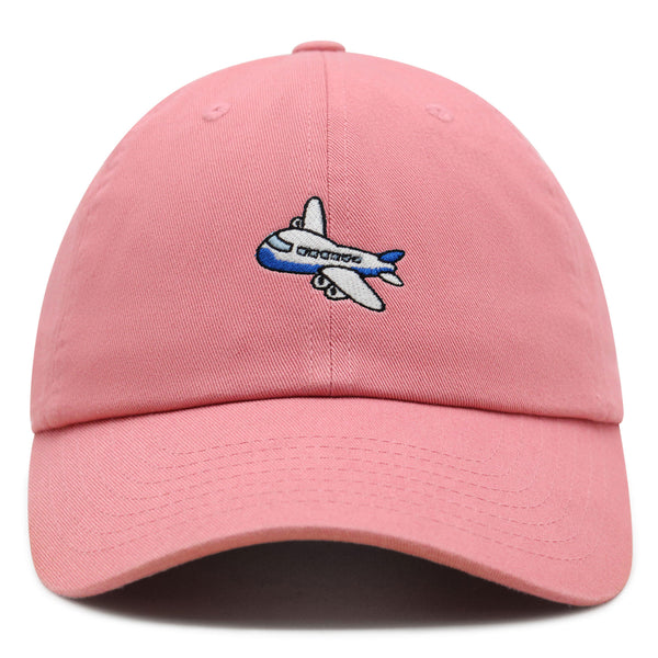 Airplane Premium Dad Hat Embroidered Baseball Cap Cute