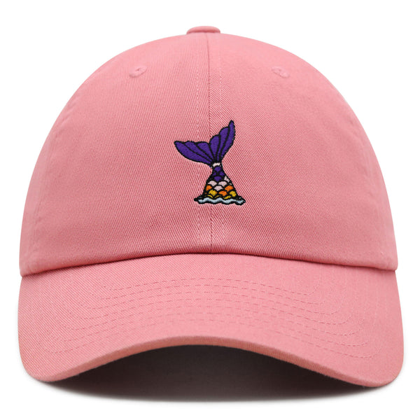 Mermaid Tail Premium Dad Hat Embroidered Baseball Cap Cute