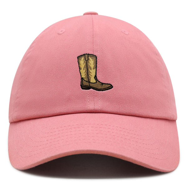 Cowboy Boot Premium Dad Hat Embroidered Baseball Cap Boots